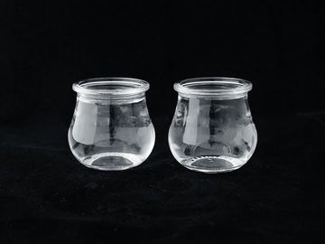 Botol Minuman Kaca Bening Transparan Cetak Kustom 110ML dengan PP Cap